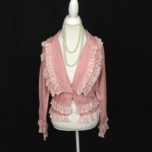 Gorgeous Pale Pink Linen Jacket